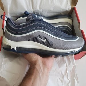Nike Air Max 97 Ultra 17 Navy Silver Sz 10.5